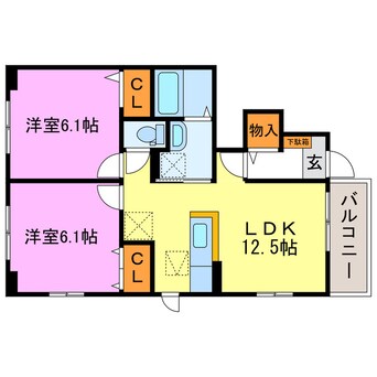 間取図 ジョイ アルミュールＣ