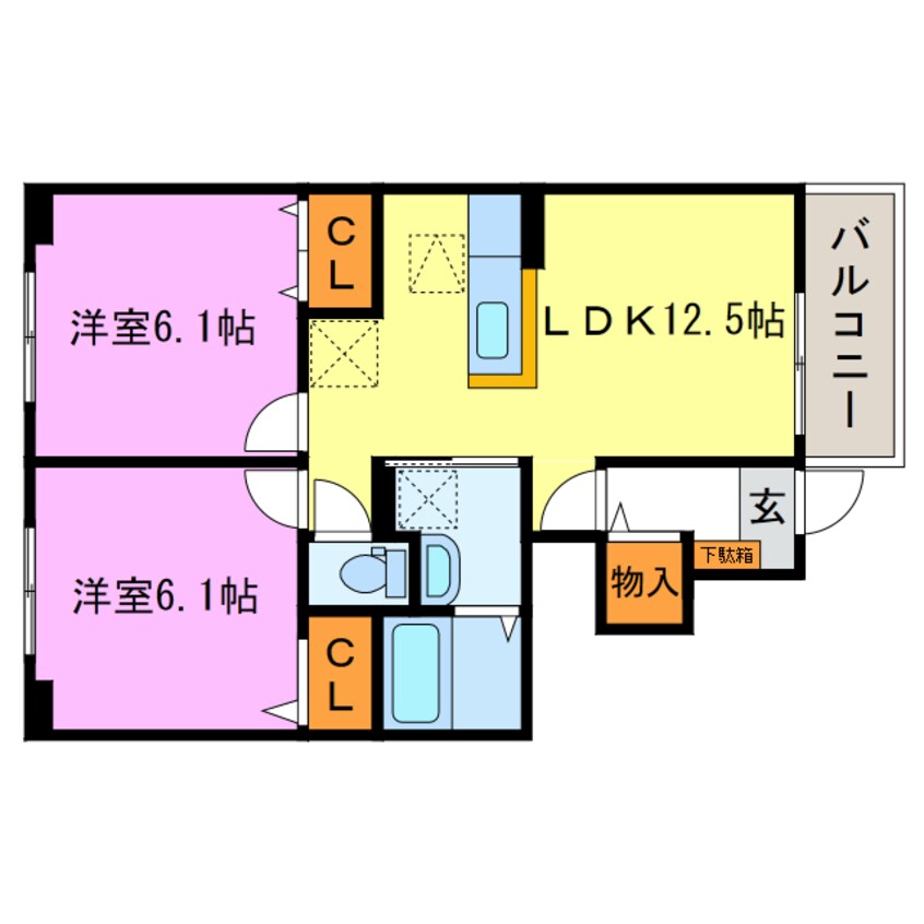 間取図 ジョイ アルミュールＣ