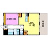 ブリーゼコートDS 1LDKの間取り