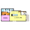 Ｃａｓａエスポワール水口 1LDKの間取り