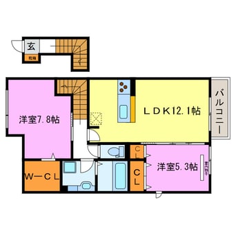 間取図 ブルームコート