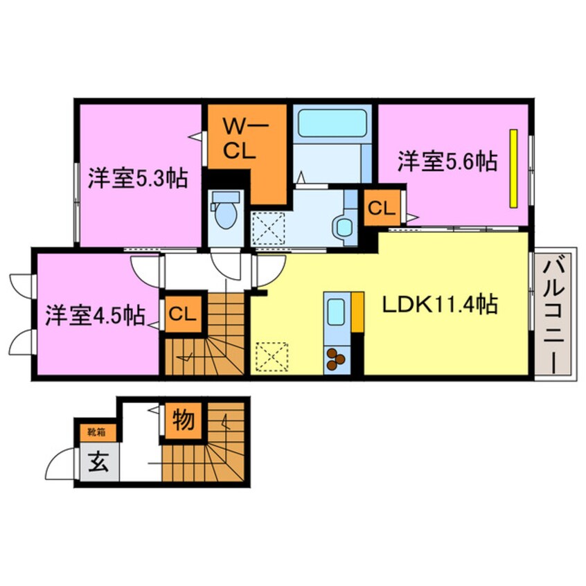 間取図 コト丸