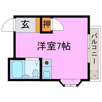 間取図 プールブゥ