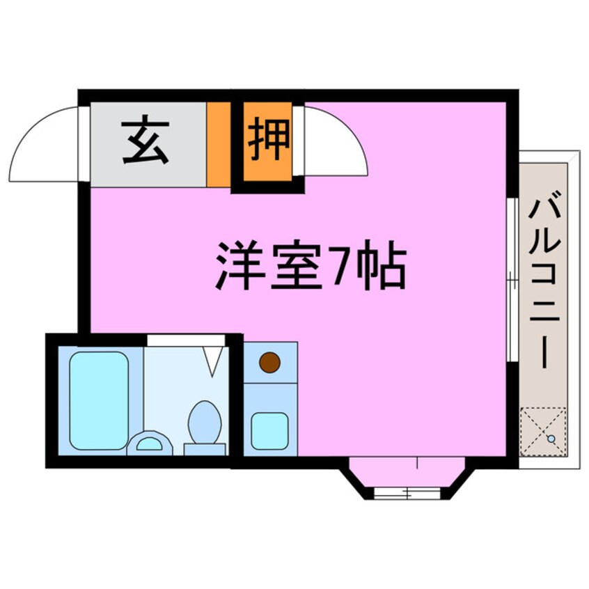 間取図 プールブゥ