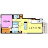 Belle Casa Ⅰ 1LDKの間取り
