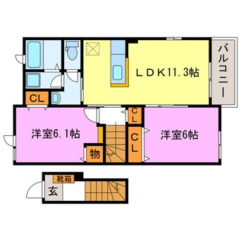 間取図 エクセルシオール