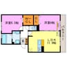 Verlice 2LDKの間取り