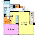 サニーオーブⅡの間取図