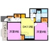 アイリット・Ｉ 2DKの間取り