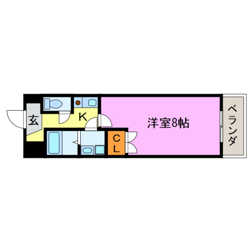 間取図 湖南コーポレーションⅡ