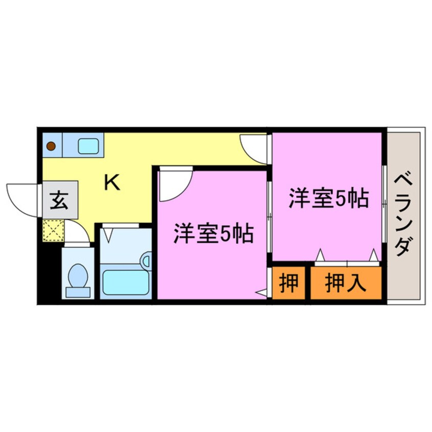 間取図 甲西ヒカリハイツ