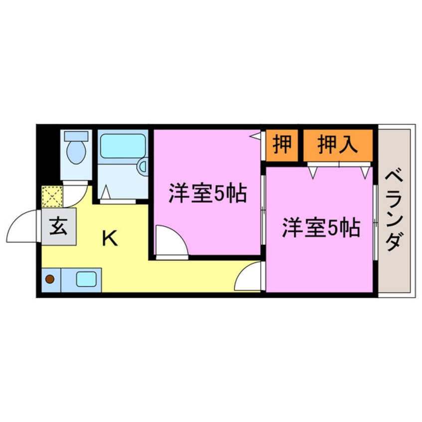 間取図 甲西ヒカリハイツ
