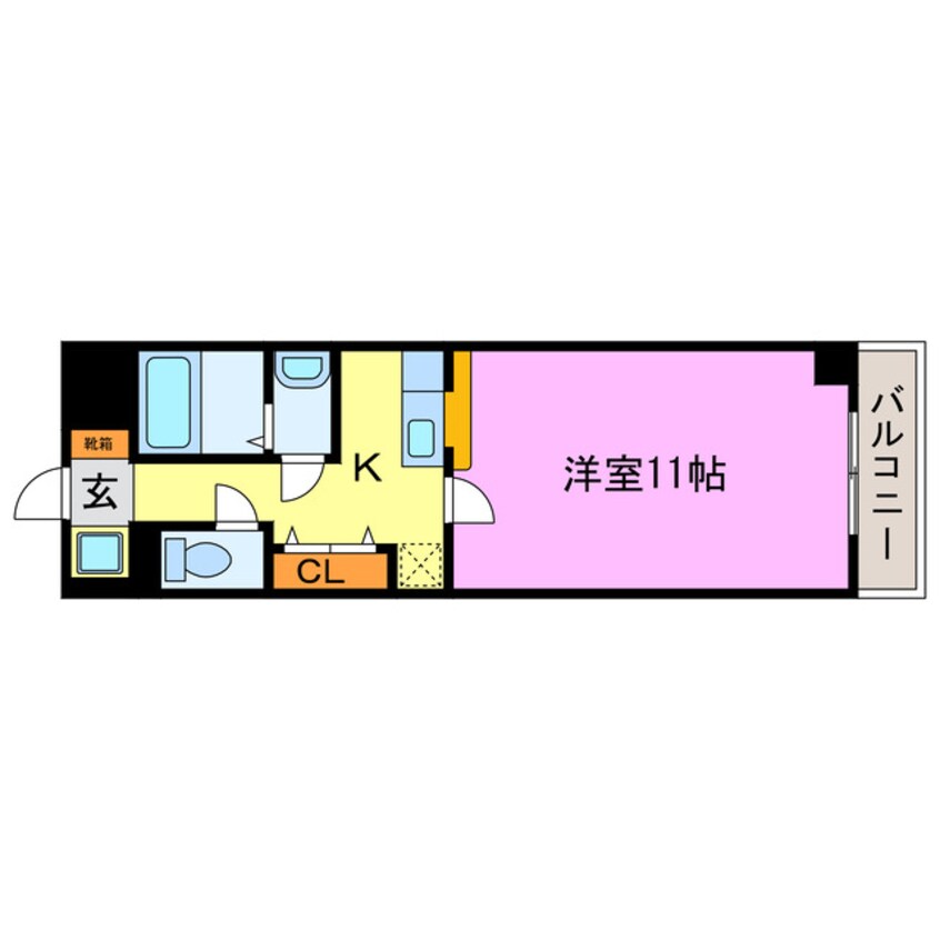 間取図 パークサイド甲西