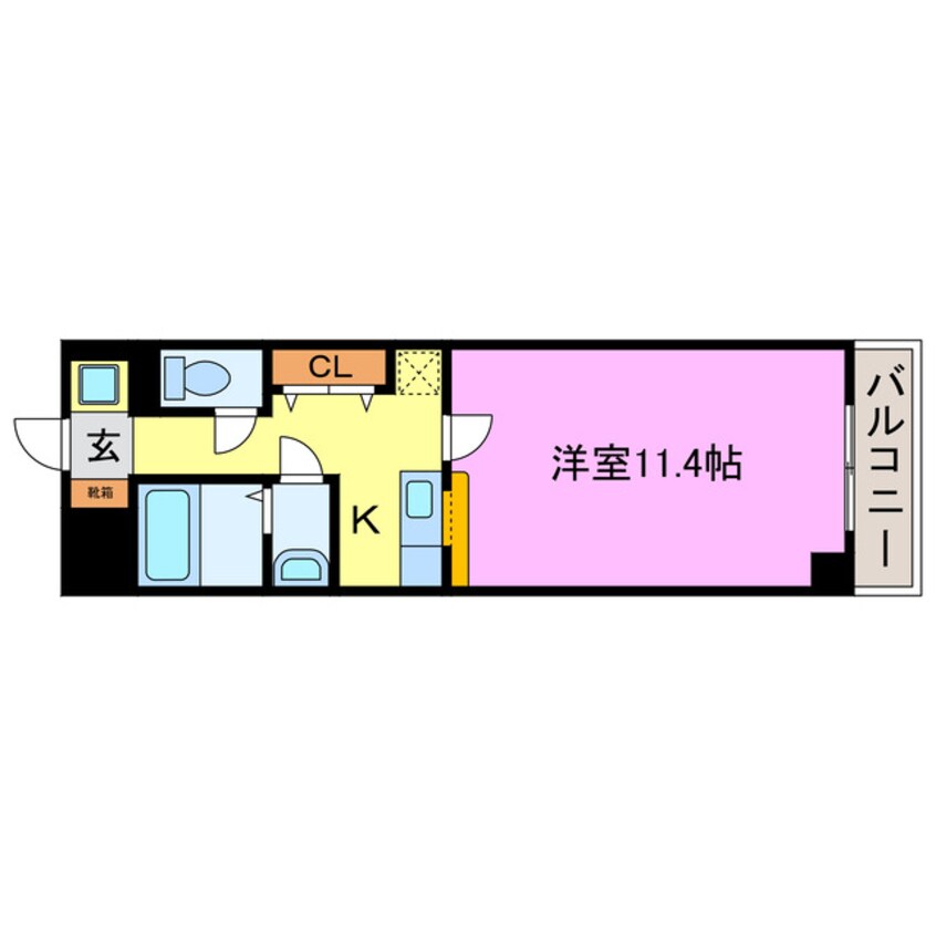 間取図 パークサイド甲西