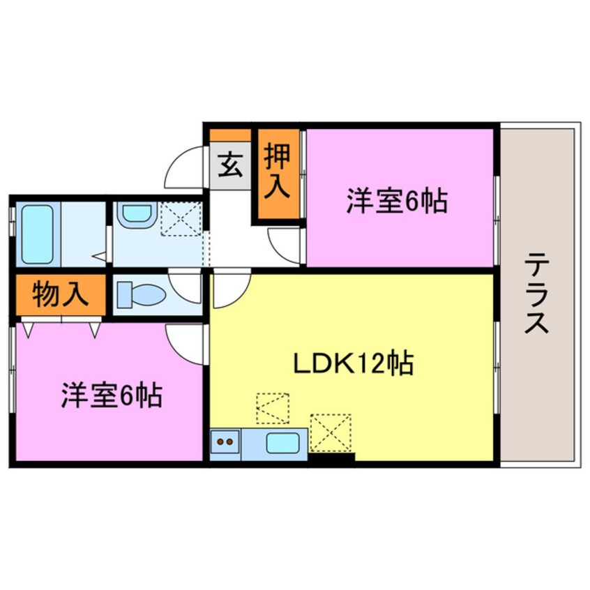 間取図 ファミーユ・リジェ