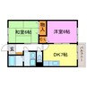 ウィンビュー 2DKの間取り