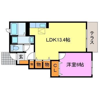 間取図 グリーン フィールド tsu