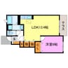 グリーン フィールド tsu 1LDKの間取り