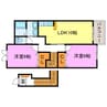 ブリーズシャンＴＣ 2LDKの間取り