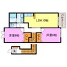 ブリーズシャンＴＣ 2LDKの間取り