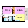 Ambiente　A・B 2DKの間取り