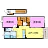 モルトベーネ　Ⅱ 2LDKの間取り