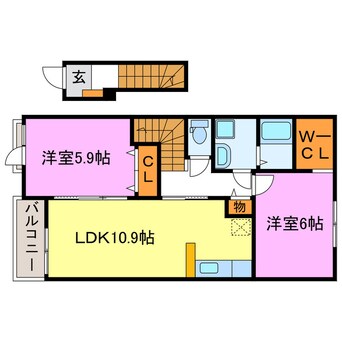 間取図 モルトベーネ　Ⅰ