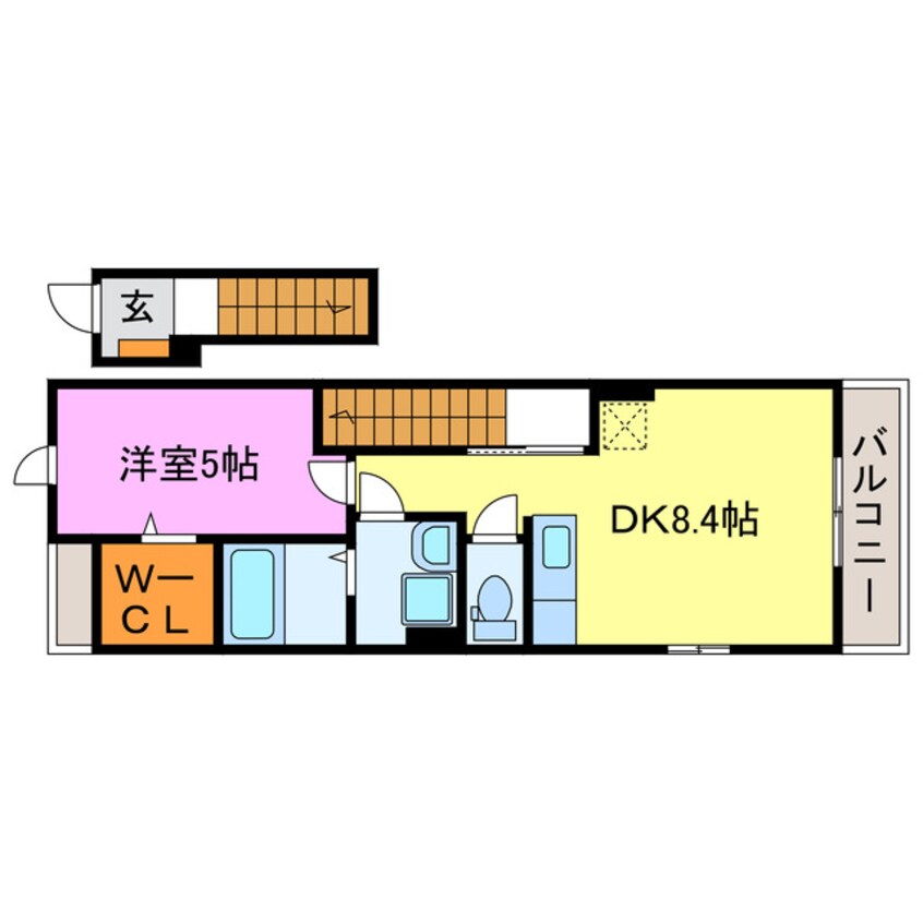 間取図 ソレイユ　カヤノⅡ