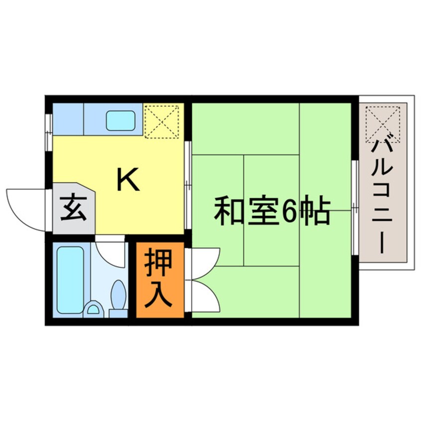 間取図 アスティックハイツ