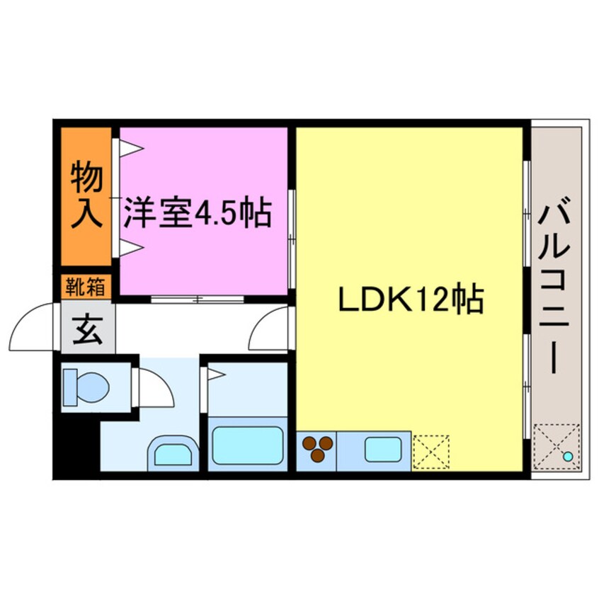 間取図 ハイツ晴斗Ⅶ