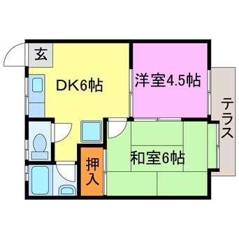 間取図 奥村ハイツⅢ