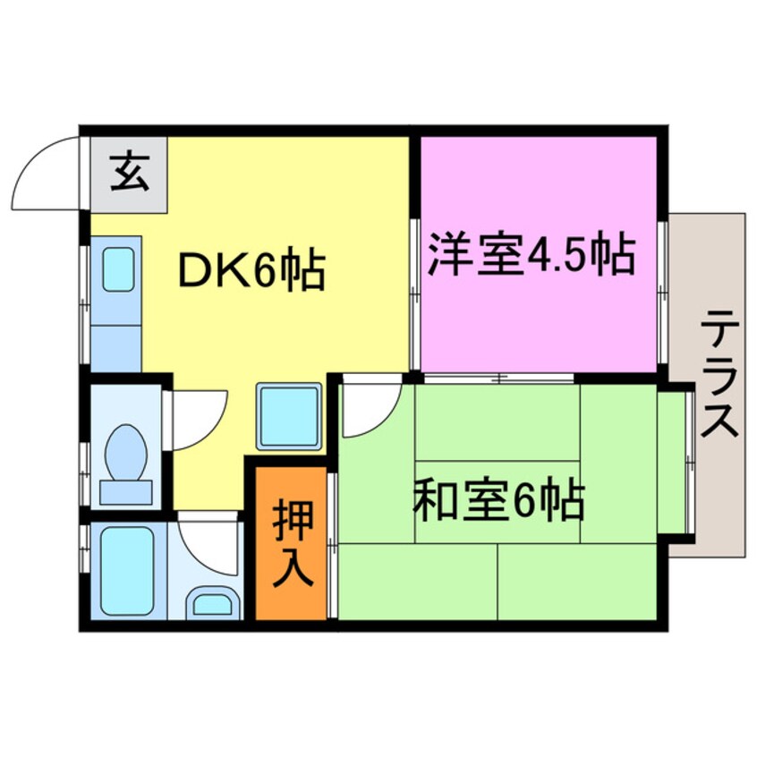 間取図 奥村ハイツⅢ