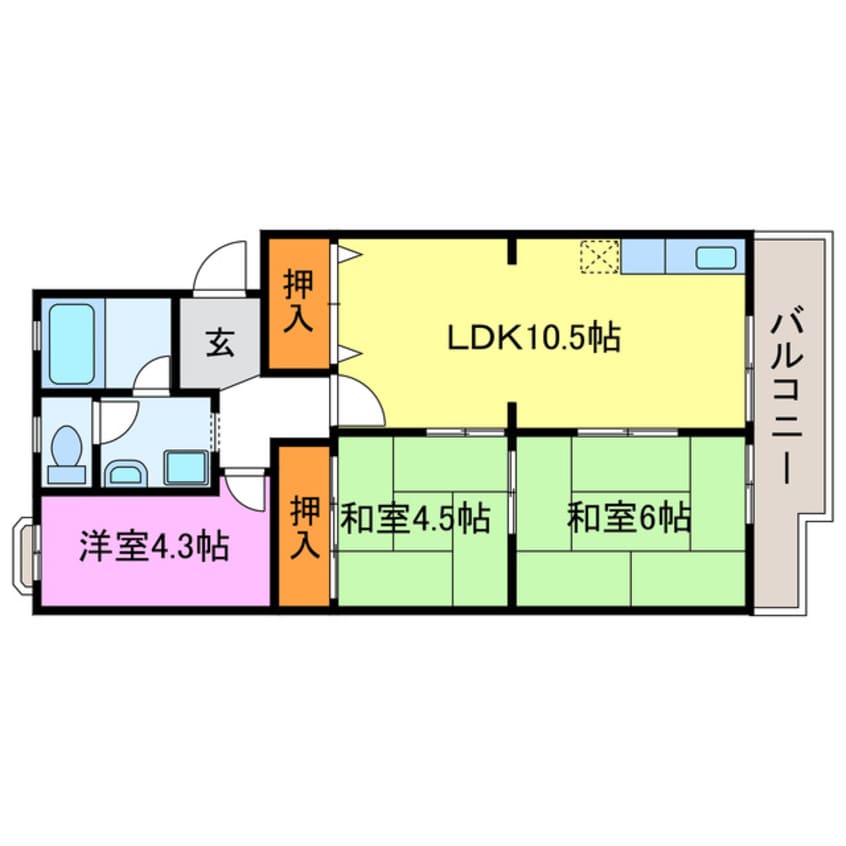 間取図 ヴィラ青木ヶ上