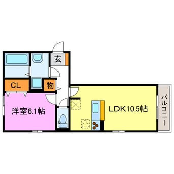 間取図 トワ・エ・モア