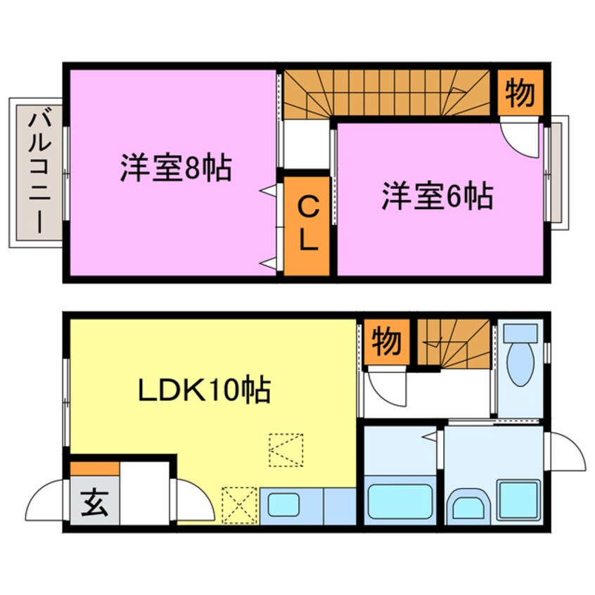 間取図 シャルム壱番館
