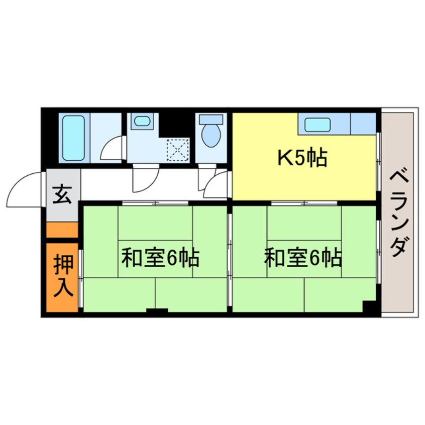 間取図 市兵衛第1ビル