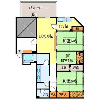 間取図 市兵衛第1ビル