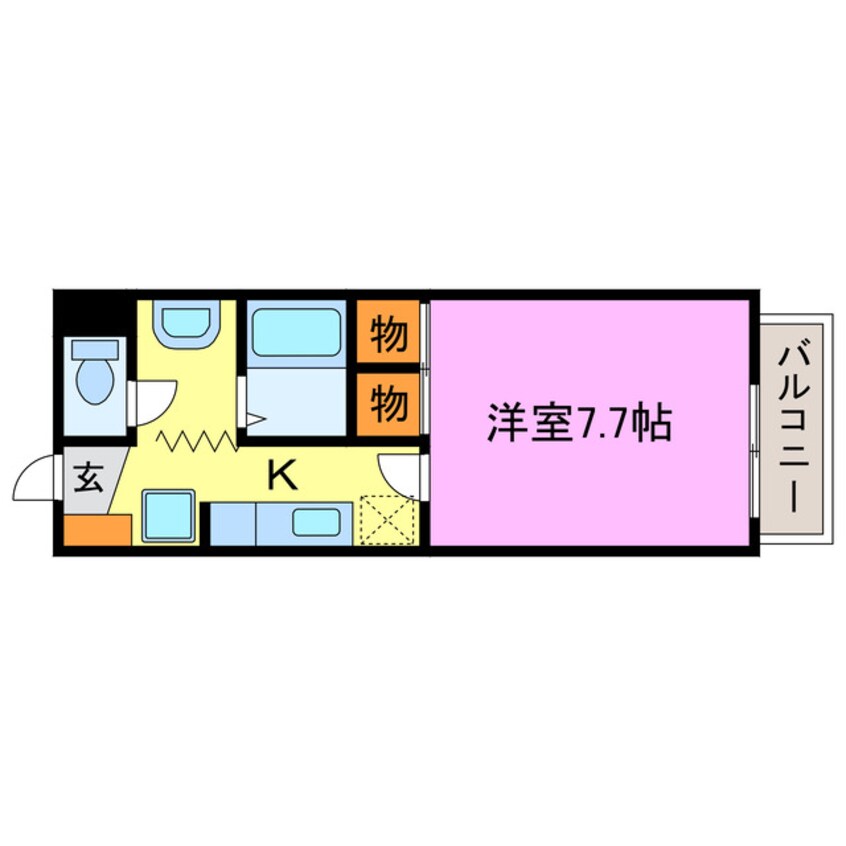 間取図 Chambre