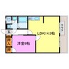 メゾン今村 1LDKの間取り