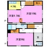 辻邸貸家 3Kの間取り