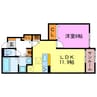 Prosperity 1LDKの間取り