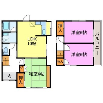 間取図 若竹苅谷邸
