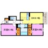 アリビオ西内貴 2DKの間取り