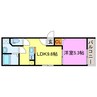 セレーノ A棟 1LDKの間取り