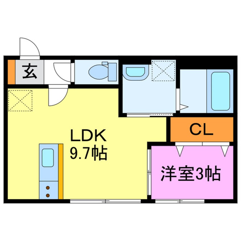 間取図 イオ・リアン日野