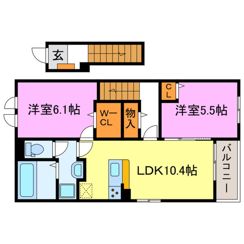 間取図 メゾン・ド・ジュネスⅠ・Ⅱ