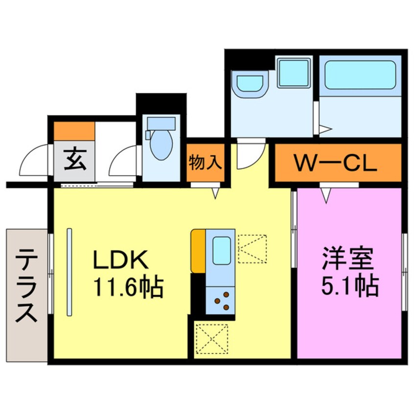 間取図 モンブルグ