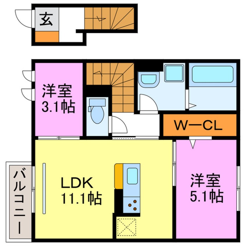 間取図 モンブルグ