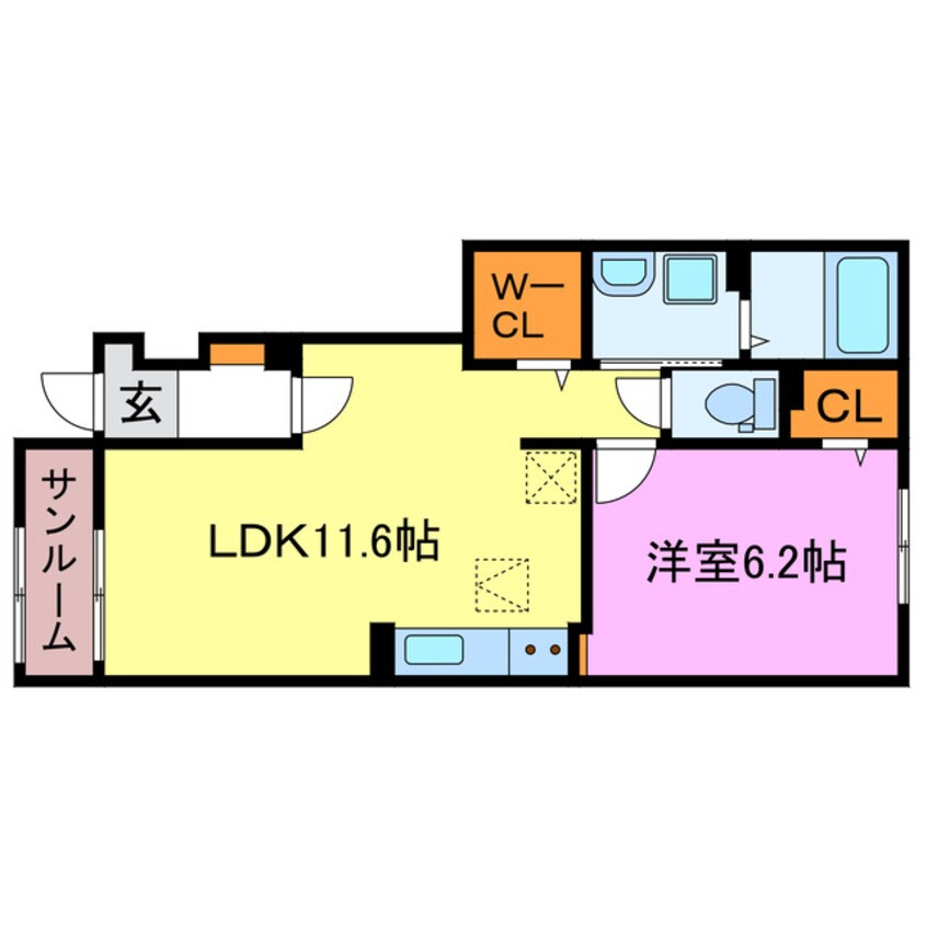 間取図 プロムナード甲南