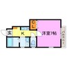 Mr.６ 1Kの間取り